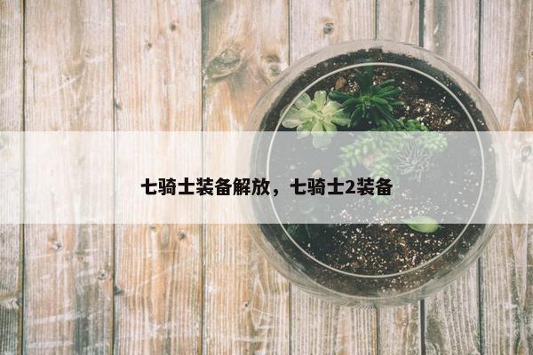 七骑士装备解放，七骑士2装备