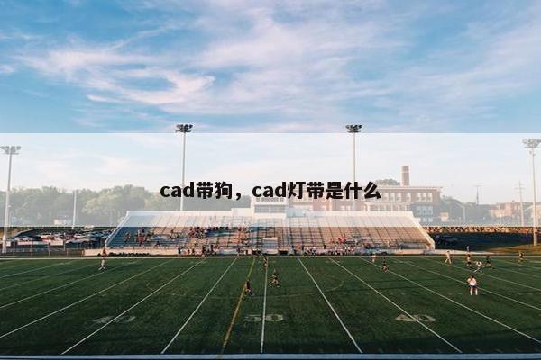 cad带狗，cad灯带是什么