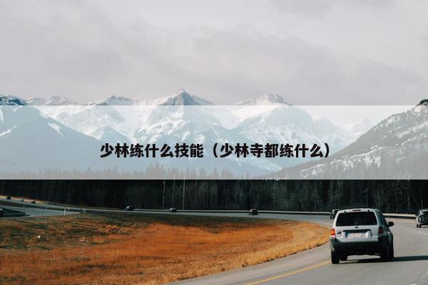 少林练什么技能（少林寺都练什么）