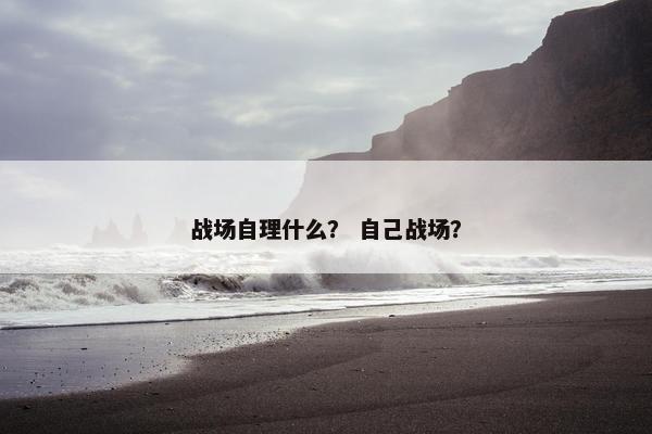战场自理什么？ 自己战场？
