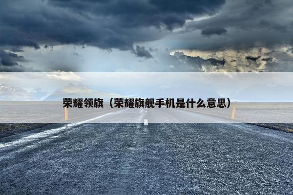 荣耀领旗（荣耀旗舰手机是什么意思）