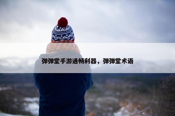 弹弹堂手游通畅利器，弹弹堂术语