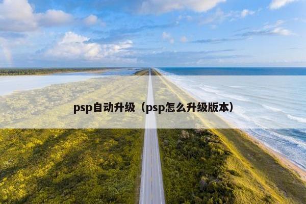 psp自动升级（psp怎么升级版本）
