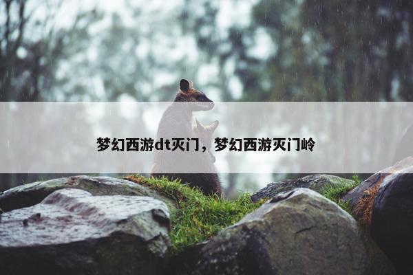 梦幻西游dt灭门，梦幻西游灭门岭