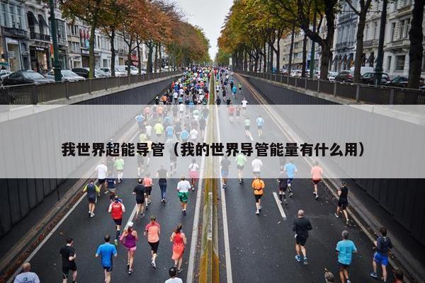 我世界超能导管（我的世界导管能量有什么用）