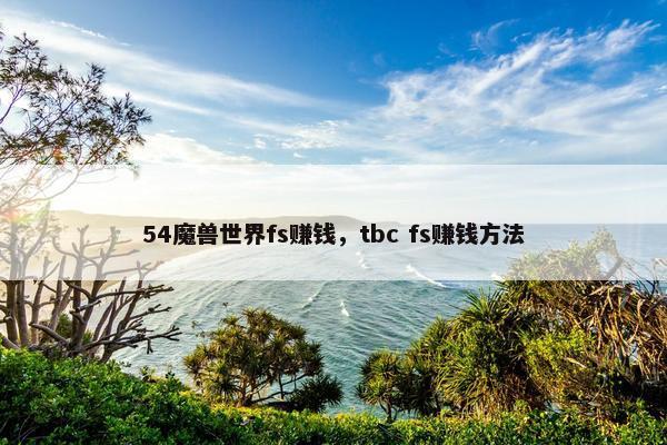 54魔兽世界fs赚钱，tbc fs赚钱方法