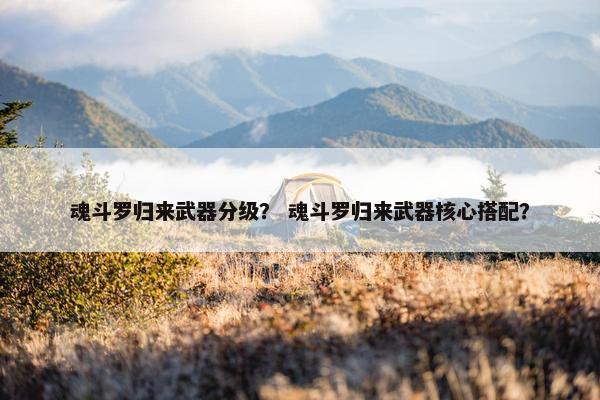 魂斗罗归来武器分级？ 魂斗罗归来武器核心搭配？