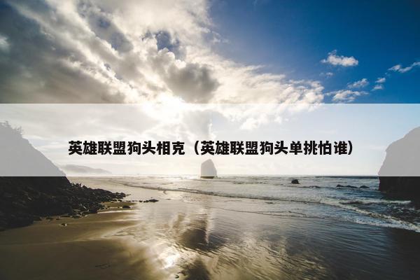 英雄联盟狗头相克（英雄联盟狗头单挑怕谁）