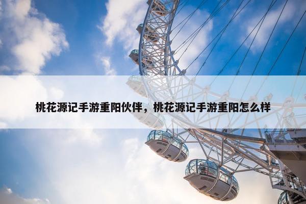桃花源记手游重阳伙伴，桃花源记手游重阳怎么样