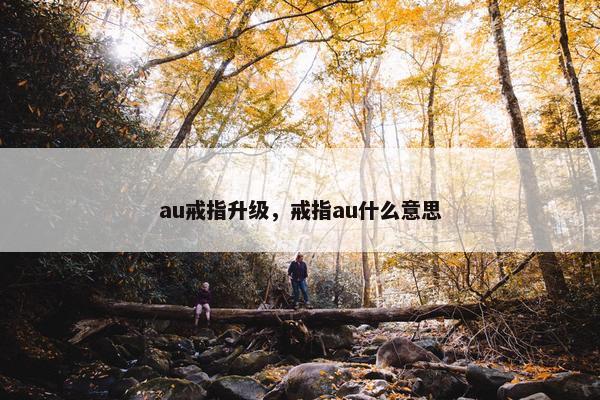 au戒指升级，戒指au什么意思