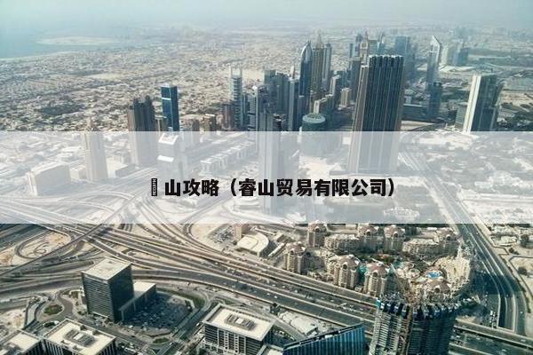 叡山攻略（睿山贸易有限公司）