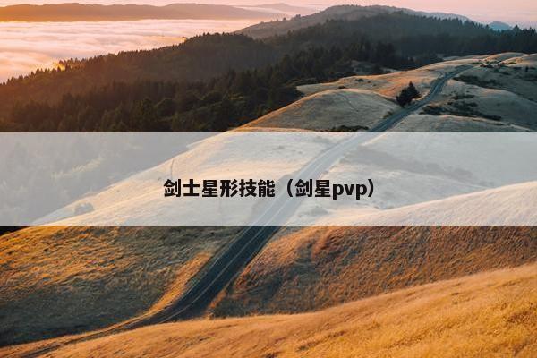 剑士星形技能（剑星pvp）