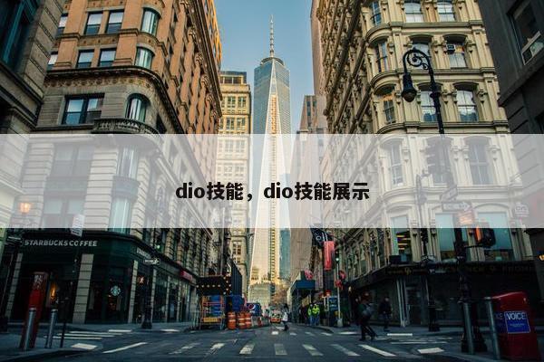 dio技能，dio技能展示