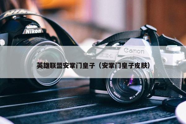 英雄联盟安掌门皇子（安掌门皇子皮肤）