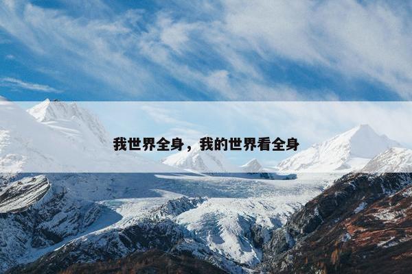 我世界全身，我的世界看全身