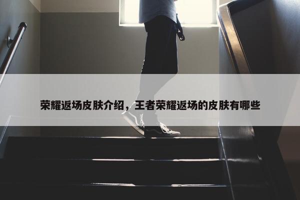 荣耀返场皮肤介绍，王者荣耀返场的皮肤有哪些