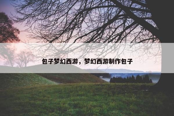 包子梦幻西游，梦幻西游制作包子