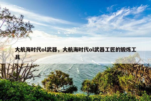 大航海时代ol武器，大航海时代ol武器工匠的锻炼工具