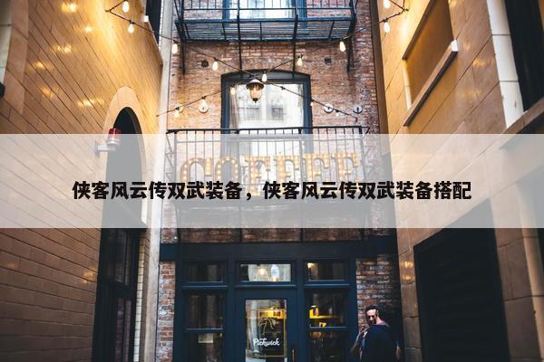 侠客风云传双武装备，侠客风云传双武装备搭配