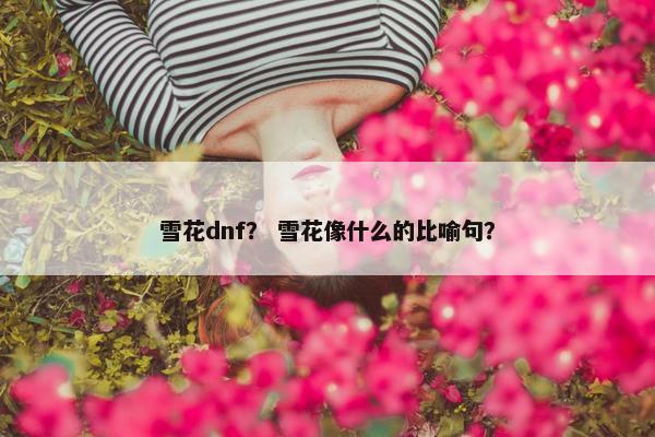 雪花dnf？ 雪花像什么的比喻句？
