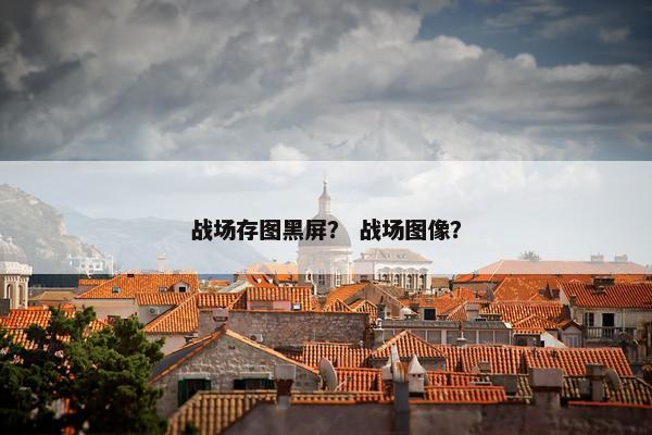 战场存图黑屏？ 战场图像？