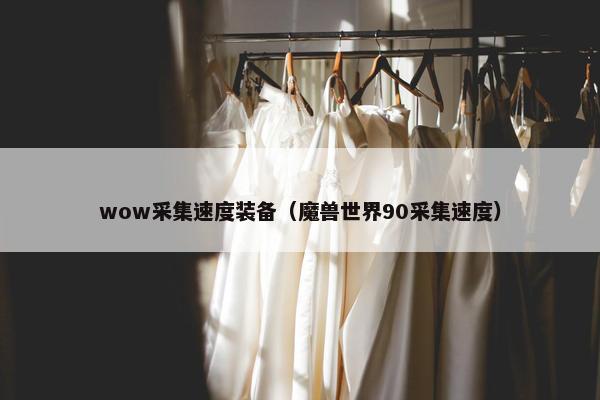 wow采集速度装备（魔兽世界90采集速度）