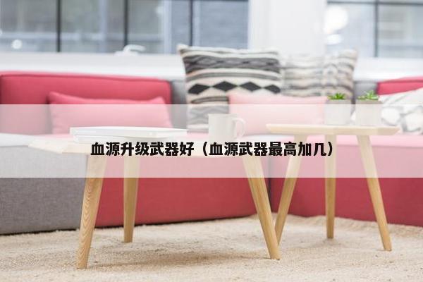 血源升级武器好（血源武器最高加几）