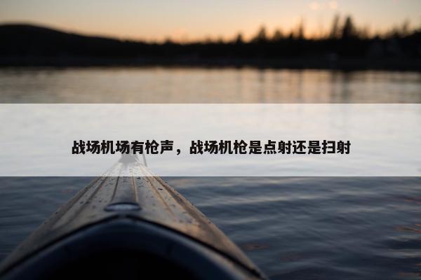 战场机场有枪声，战场机枪是点射还是扫射