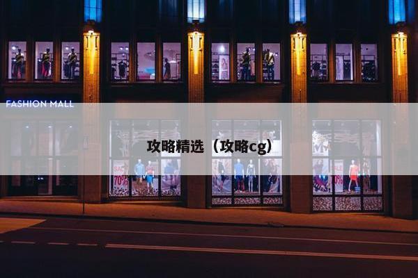 攻略精选（攻略cg）