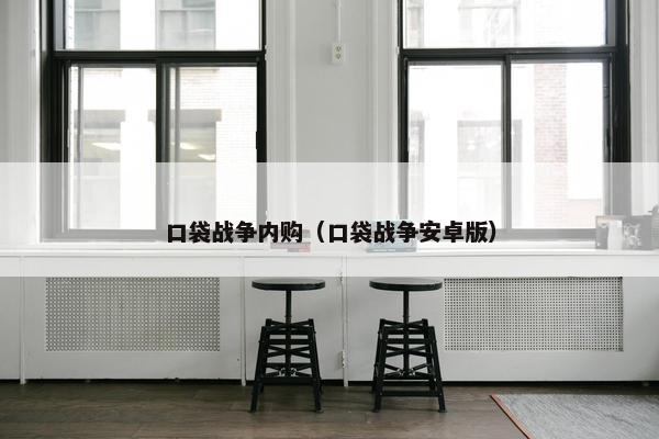口袋战争内购（口袋战争安卓版）