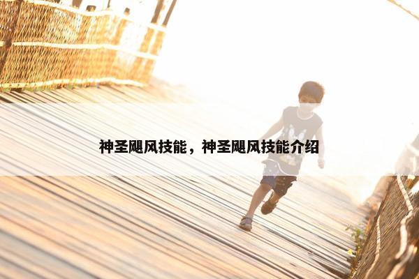 神圣飓风技能，神圣飓风技能介绍