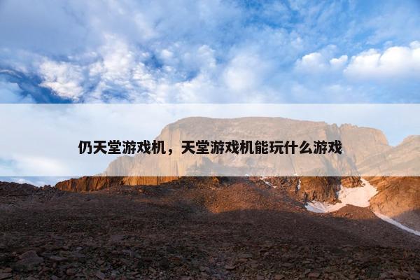 仍天堂游戏机，天堂游戏机能玩什么游戏