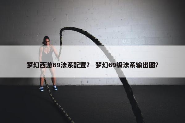 梦幻西游69法系配置？ 梦幻69级法系输出图？