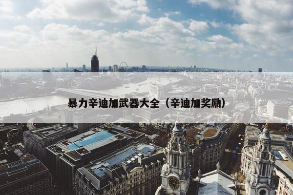 暴力辛迪加武器大全（辛迪加奖励）