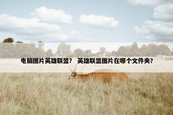电脑图片英雄联盟？ 英雄联盟图片在哪个文件夹？