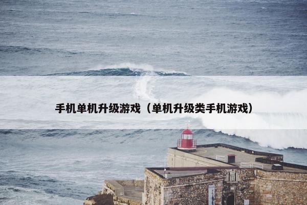手机单机升级游戏（单机升级类手机游戏）