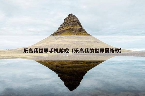 乐高我世界手机游戏（乐高我的世界最新款）