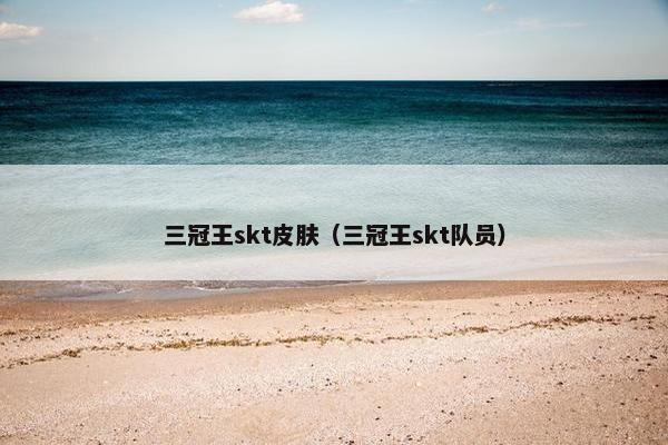 三冠王skt皮肤（三冠王skt队员）