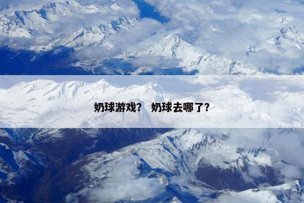 奶球游戏？ 奶球去哪了？