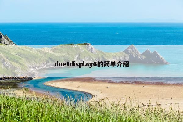 duetdisplay6的简单介绍