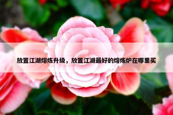放置江湖熔炼升级，放置江湖最好的熔炼炉在哪里买