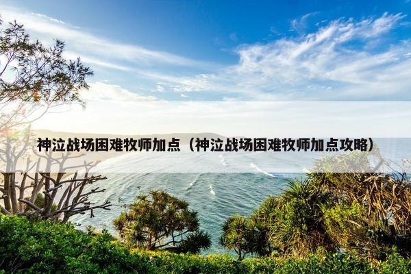 神泣战场困难牧师加点（神泣战场困难牧师加点攻略）