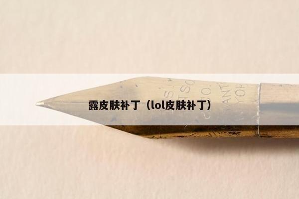 露皮肤补丁（lol皮肤补丁）