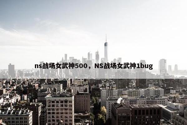 ns战场女武神500，NS战场女武神1bug