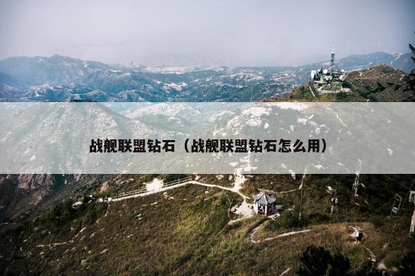 战舰联盟钻石（战舰联盟钻石怎么用）