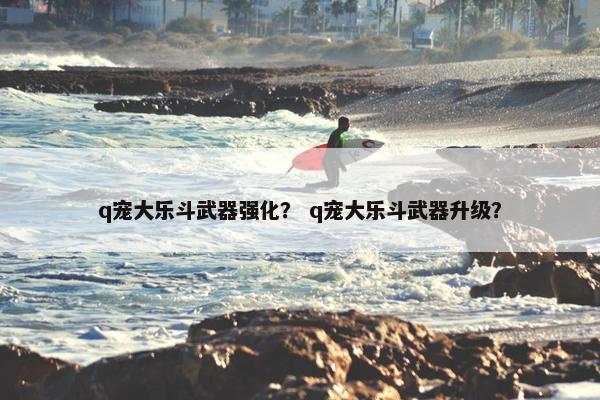 q宠大乐斗武器强化？ q宠大乐斗武器升级？