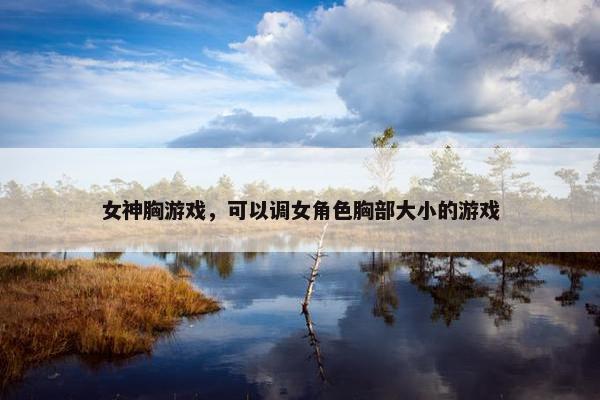 女神胸游戏，可以调女角色胸部大小的游戏
