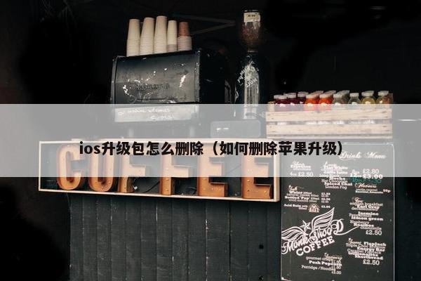 ios升级包怎么删除（如何删除苹果升级）