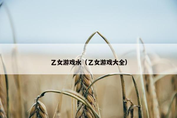 乙女游戏水（乙女游戏大全）