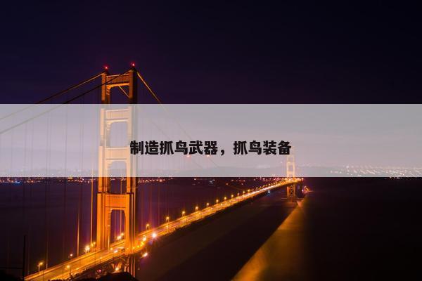 制造抓鸟武器，抓鸟装备